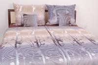 Povlečení mako satén Svoboda linen Silver Line Povlečení mako satén Svoboda linen Silver Line