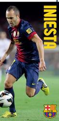 Bavln�n� osu�ka DADKA FC Barcelona - Iniesta 75x150 cm