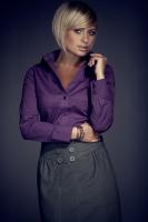 Dámská halenka FIGL M021 plum Dámská halenka FIGL M021 plum