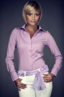 Dámská halenka FIGL M021 violet Dámská halenka FIGL M021 violet
