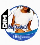 D�msk� stre�ov� tri�ko DIM 4918 Coton strech T-shirt - 2 ks v balen�