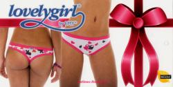 Dámské tanga Lovelygirl 6079 - zajíčci Dámské tanga Lovelygirl 6079 - zajíčci