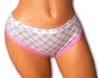 Dámské tanga Lovelygirl 6178 - káro Dámské tanga Lovelygirl 6178 - káro