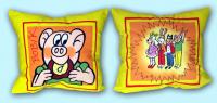 Dekorativní fotopolštářek - Čtyřlístek Bobík Dekorativní fotopolštářek - Čtyřlístek Bobík