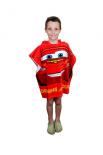 Dětské bavlněné pončo - Lightning McQueen
