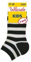 D�tsk� kotn�kov� pono�ky 2ks Bellinda 486768 KIDS IN SHOE SOCKS - balen� 2 p�ry