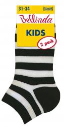 D�tsk� kotn�kov� pono�ky 2ks Bellinda 486768 KIDS IN SHOE SOCKS - balen� 2 p�ry