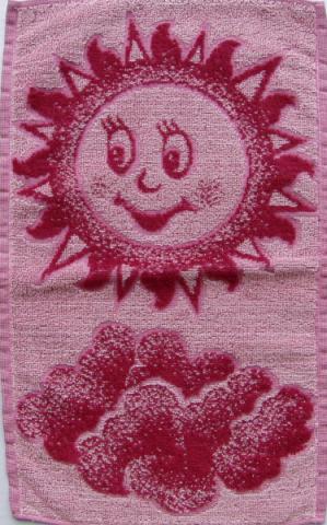 D�tsk� frot� ru�n�k - slun��ko - velikost 30x50 cm