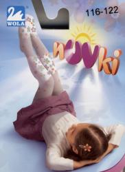 Dívčí UV punčocháčky Wola - kytičky a srdíčka Dívčí UV punčocháčky Wola - kytičky a srdíčka
