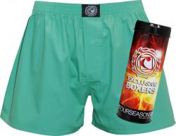 P�nsk� boxerky Represent EXCLUSIVE AQUA GREEN R2M-BOX-0579