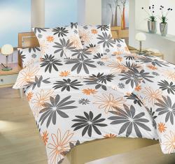 Ložní povlečení krep - Gerbera oranžová Ložní povlečení krep - Gerbera oranžová