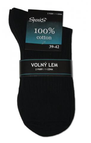 Pánské ponožky Sponks - 100% bavlna - balení 2 páry Pánské ponožky Sponks - 100% bavlna - balení 2 páry
