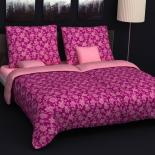 Povle�en� mako sat�n Svoboda linen FUCHSIA - V�PRODEJ