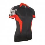 Sensor dres Race dámský kr.rukáv černá / červená Sensor dres Race dámský kr.rukáv černá / červená