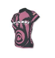 Sensor dres Team dámské krátký rukáv černá-růžová Sensor dres Team dámské krátký rukáv černá-růžová