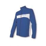 SENSOR Microfleece p�nsk� mikina celozip modr�-b�l�