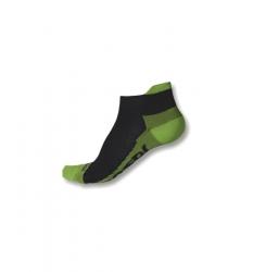 Sensor ponožky Coolmax Invisible černá-limetka Sensor ponožky Coolmax Invisible černá-limetka