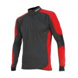 SENSOR Thermo Evo p�nsk� triko dlouh� ruk�v zip �ern�-�erven�
