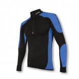 SENSOR Thermo Evo p�nsk� triko dlouh� ruk�v zip �ern�-modr� 