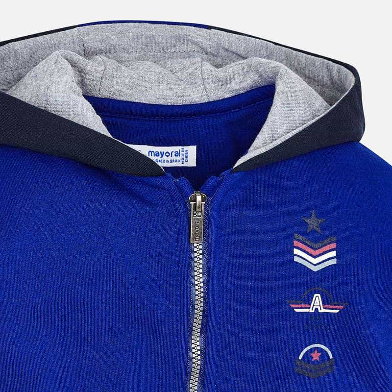 Mayoral 4810 Long Sleeve Tee-Shirt, Caramel Jacket and Tracksuit Bottoms In Stock Now