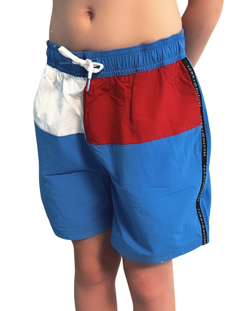 Chlapecké koupací šortky Tommy Hilfiger UB0UB00527 | modrá | 10-12
