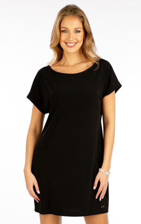 Dámská černá tunika Litex 5F021 | černá | XL
