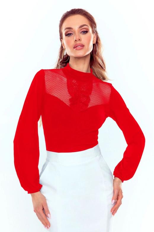 Levně Dámská halenka Eldar Franceska červená