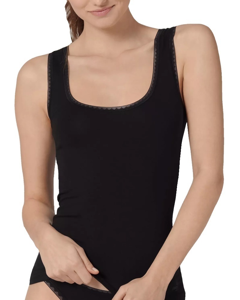 Dámská košilka Sloggi GO Tank top 0004 2 kusy | černá | S