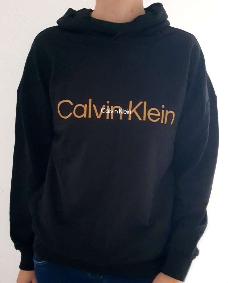 Levně Dámská mikina Calvin Klein QS6911E MONOLITH HOLIDAY