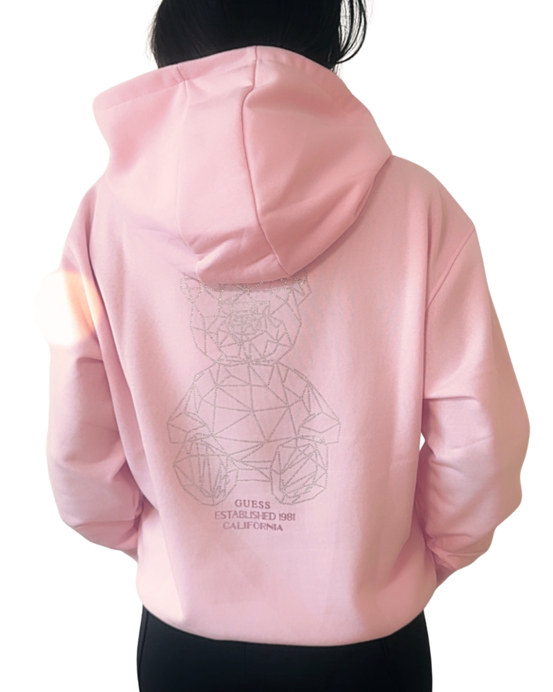 Dámská mikina Guess Silvy V6GQ18 růžová