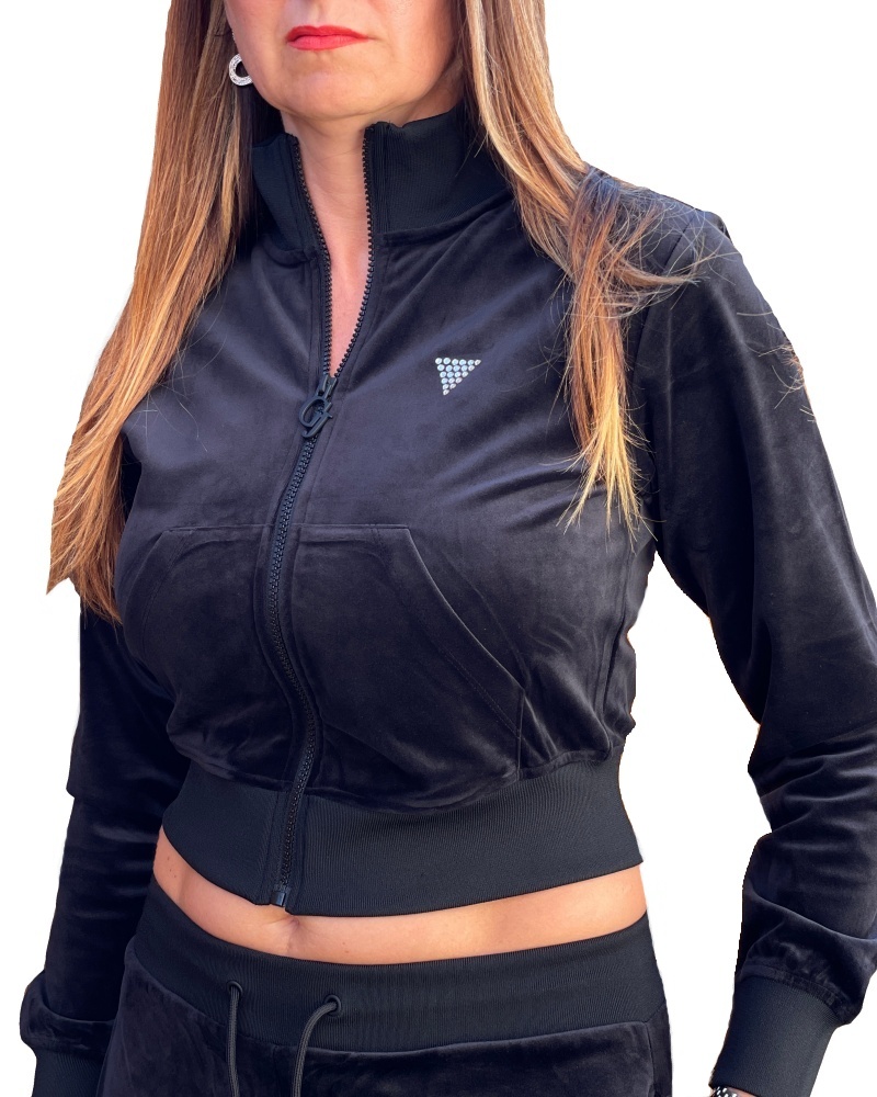 Dámská mikina Guess V3BQ22 Couture černá