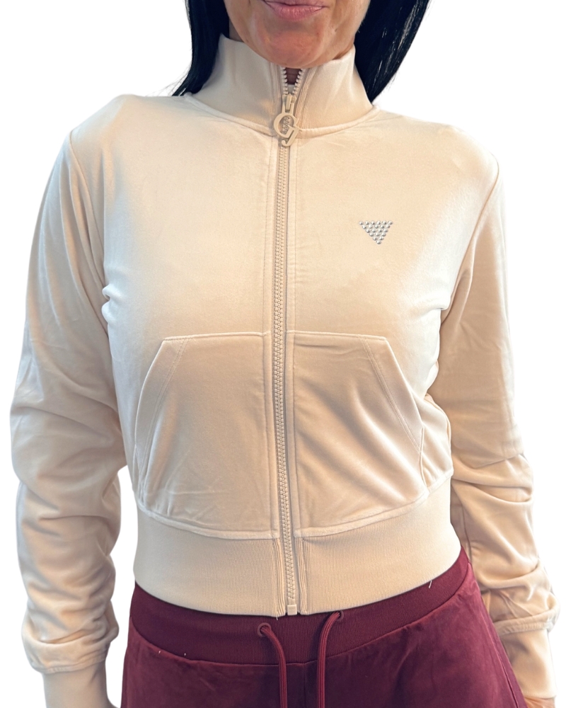 Dámská mikina Guess V3BQ22 Couture šampáňo