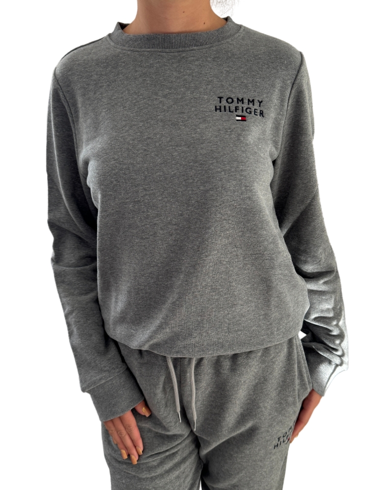 Dámská mikina Tommy Hilfiger UW0UW04521 šedá | šedá | XS