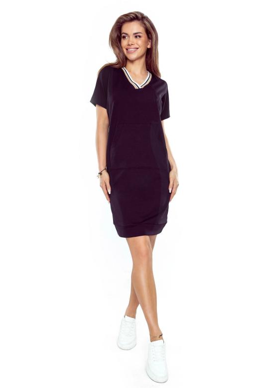 Dámská noční košile Eldar Fleur černá