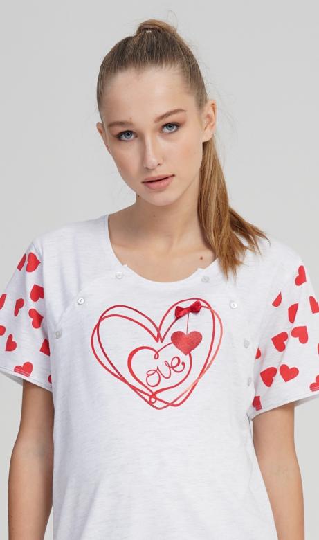 Levně Dámská noční košile mateřská Vienetta Secret Love