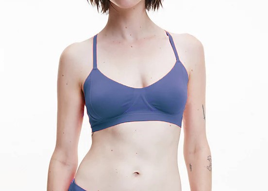 Dámská podprsenka Calvin Klein QF6610E modrá