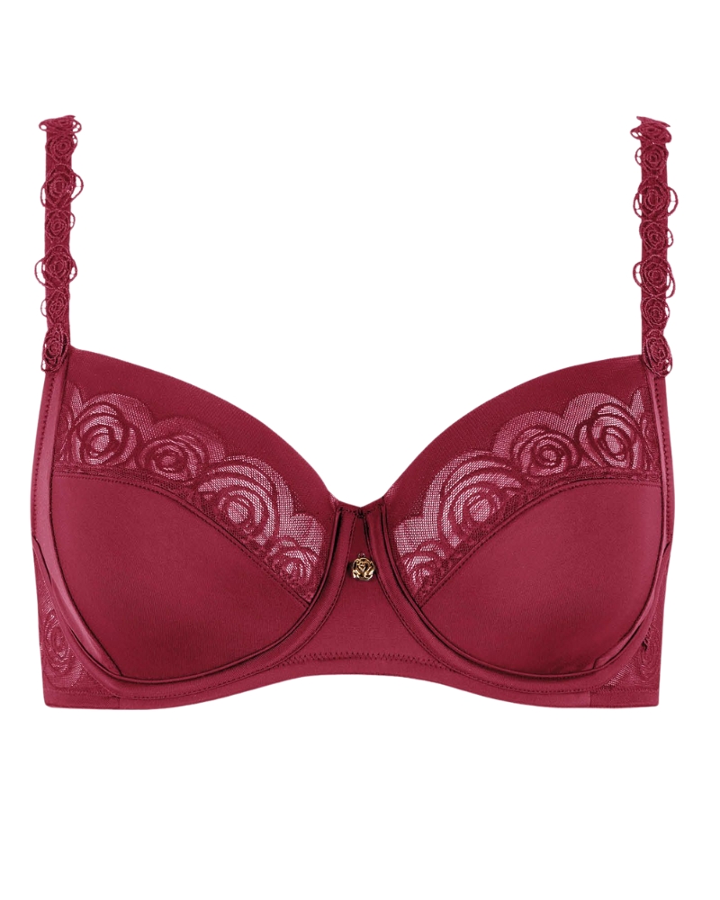 Dámská podprsenka Lisca RUBY 20421 vínová | vínová | 95G