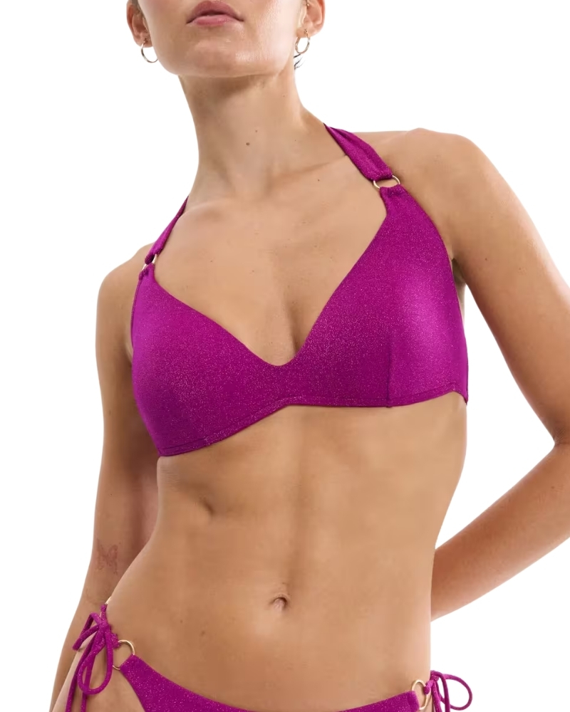 Levně Dámská push-up plavková podprsenka TRIUMPH 10226579 Summer Sunset PLUNGE