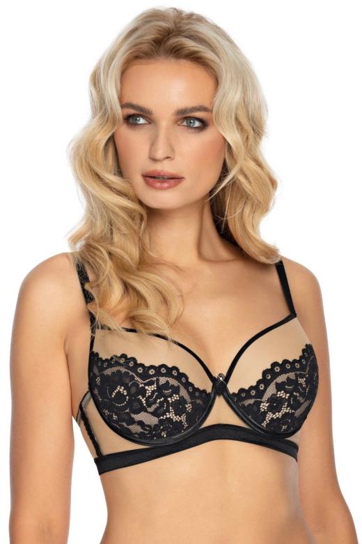 Dámská push-up podprsenka Roza Torfi černá | černé | 70B