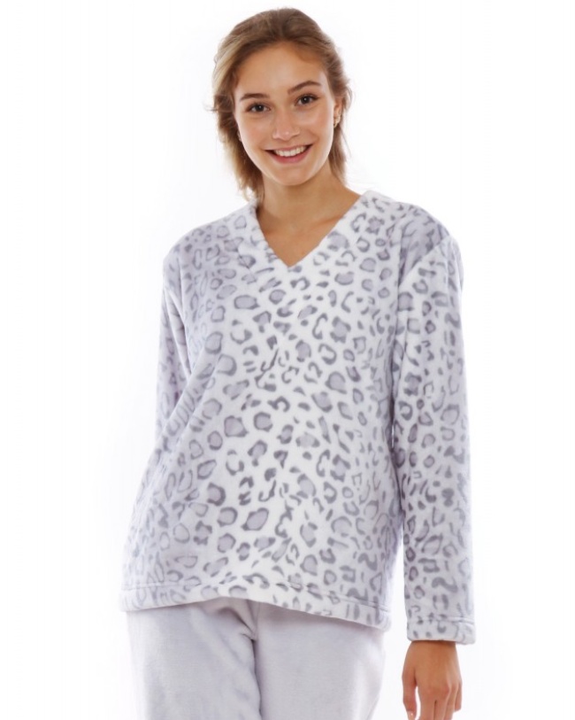 Dámská teplá mikina Vestis 6456 Irbis | 9101 - leopardí vzor | L