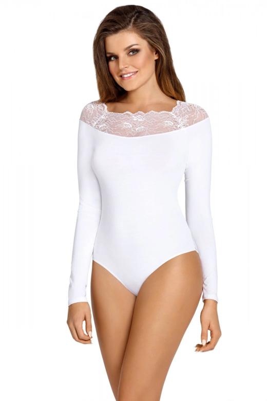 Dámské body Babell Maddalena bílé | bílé | XL