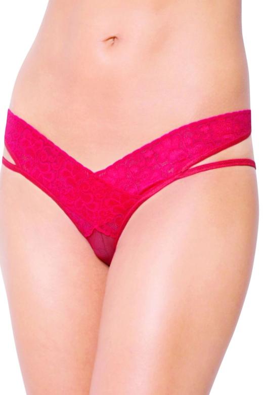 Levně Dámské erotické kalhotky SoftLine collection 2438 červené