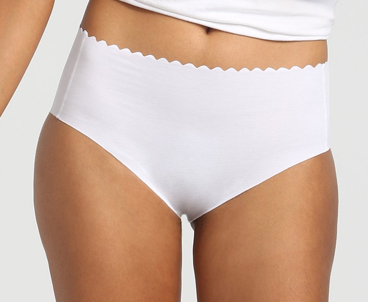 Dámské kalhotky DIM 0A6L BODY TOUCH 2 kusy | černá + bílá | M