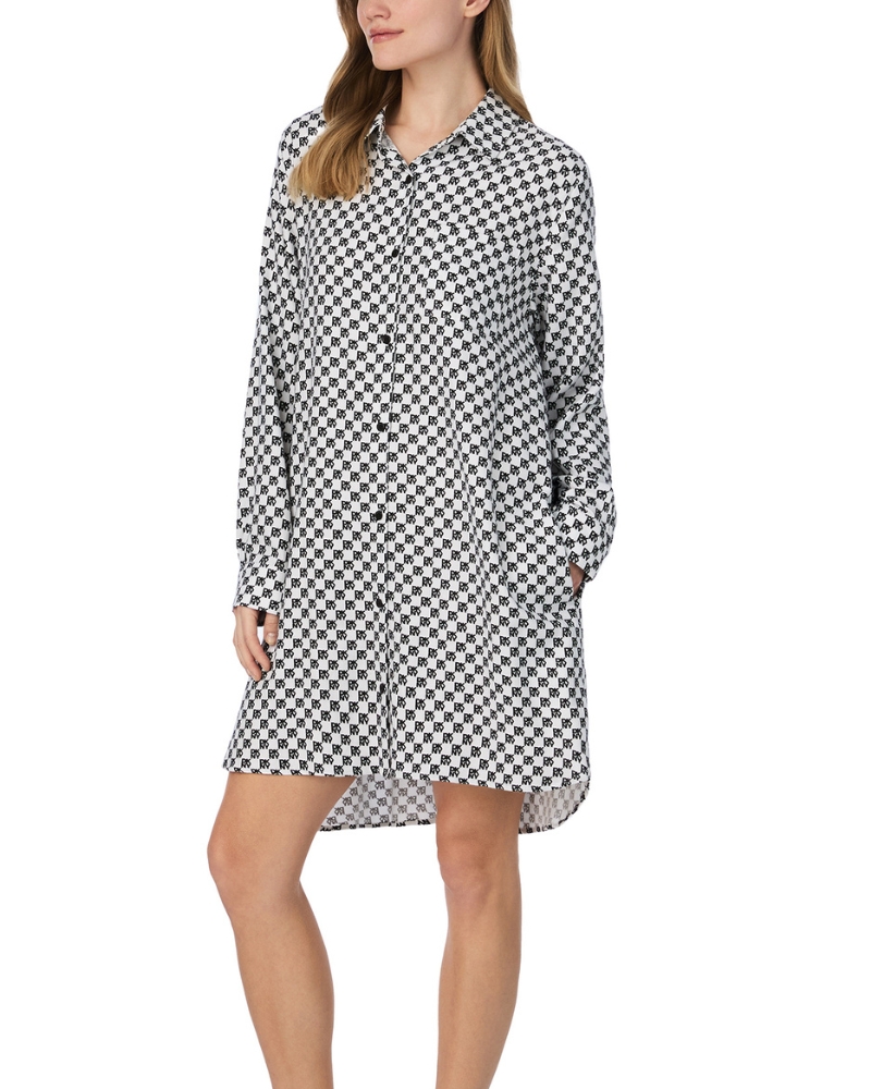 Levně Dámské košilové šaty DKNY YI30064 tisk