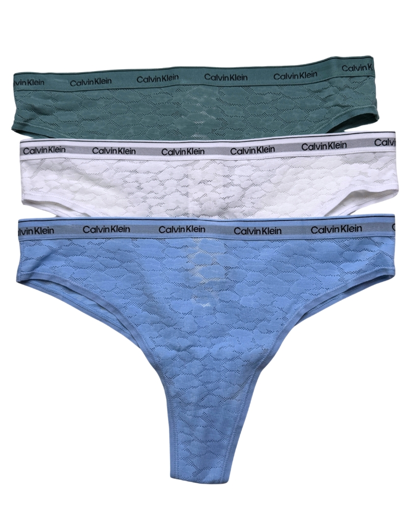 Dámské krajkové brazilky Calvin Klein QD5225E