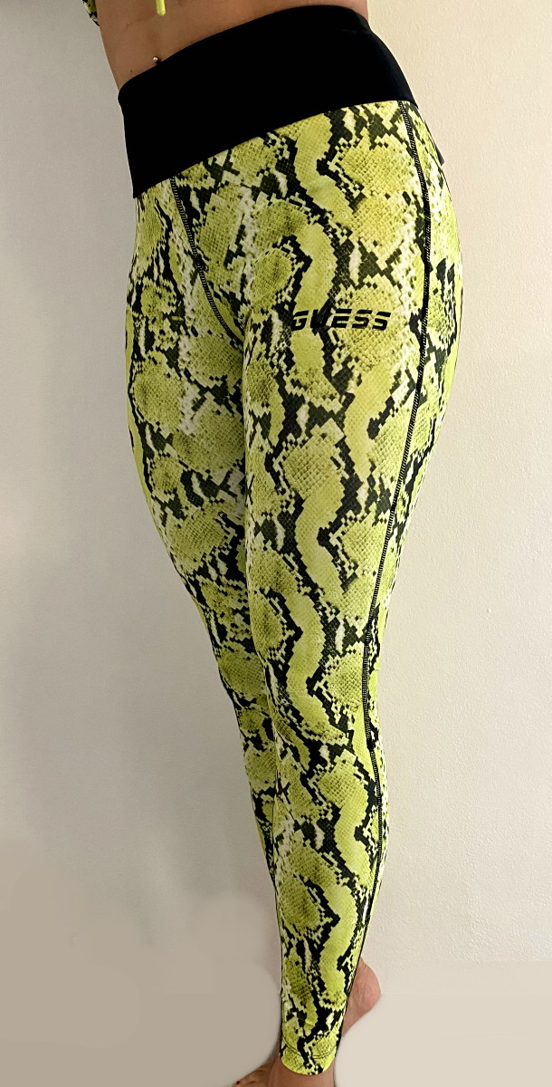 Levně Dámské legíny Guess O0BA44 snake