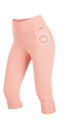 Dámské legíny v 3/4 délce Litex 9D424 | černá | M