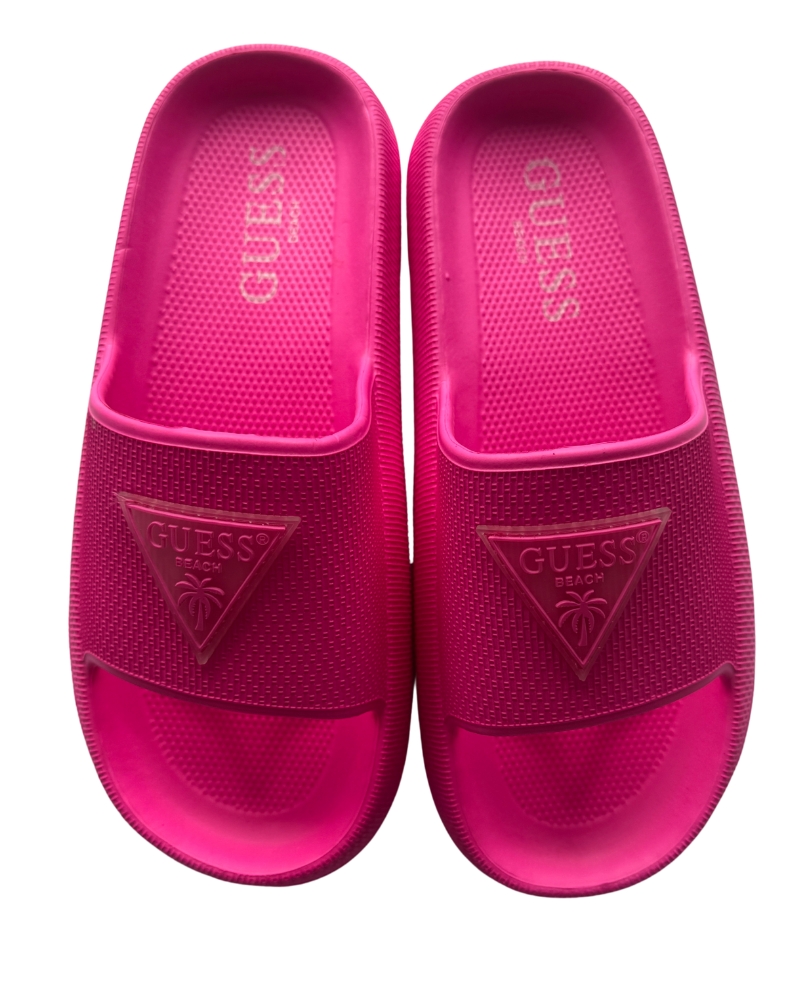 Dámské pantofle Guess Rubber Slippers E6GZ19 růžové
