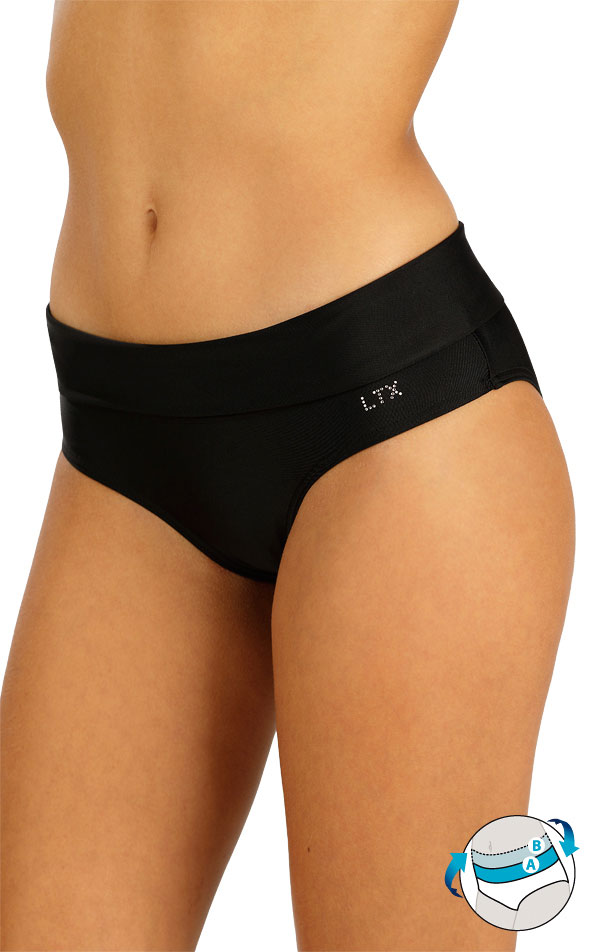 Levně Dámské plavkové kalhotky Litex 50572 ohrnovací