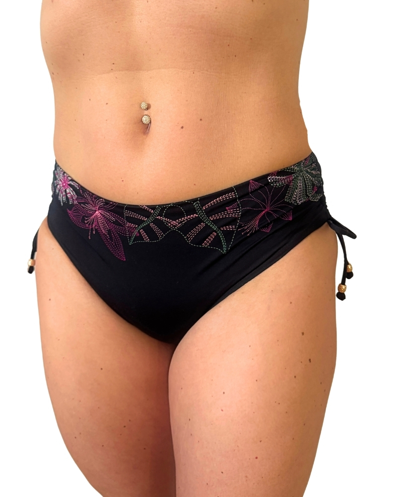 Levně Dámské plavkové kalhotky Triumph 10226523 Summer Tropics MIDI černé